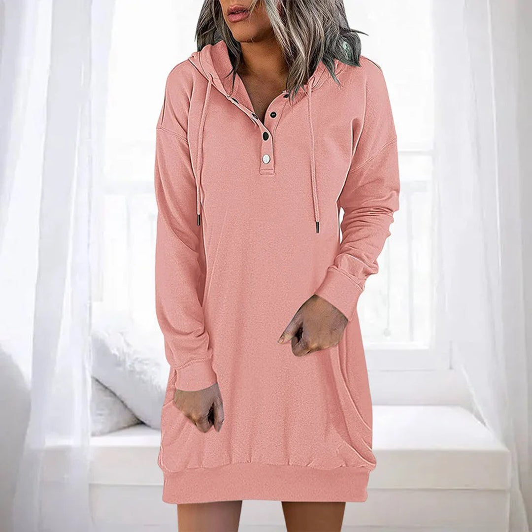 Aurora Halcyono Tailored Dress Dress with Relaxed Fit and Modern Casual Wear