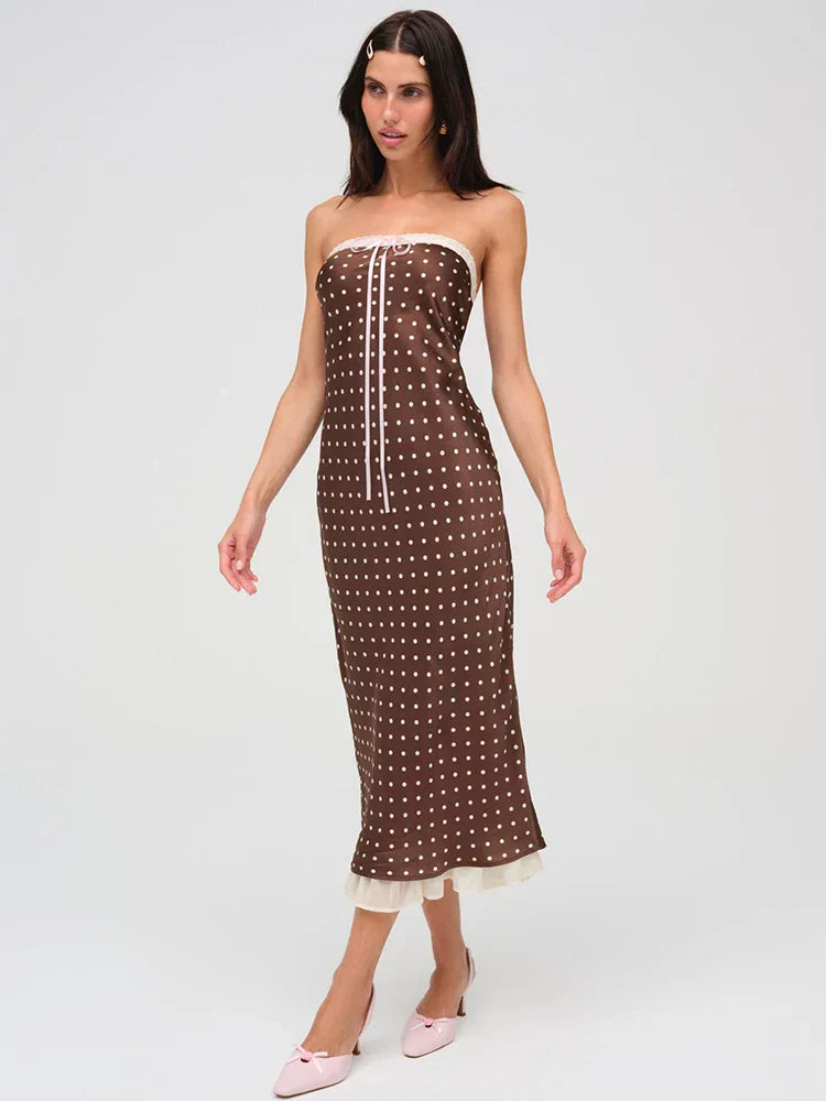 Polka Dot Midi Dress