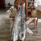 Zenaida Timeless Sleeveless Floral Dress Designer Edit