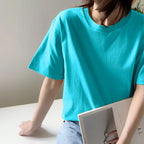 DressBetty - 2024 Stylish Purple Short Sleeve Couple Tee