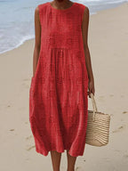 Iris Elegant Sleeveless Womens Dress with Contemporary Everyday Styling