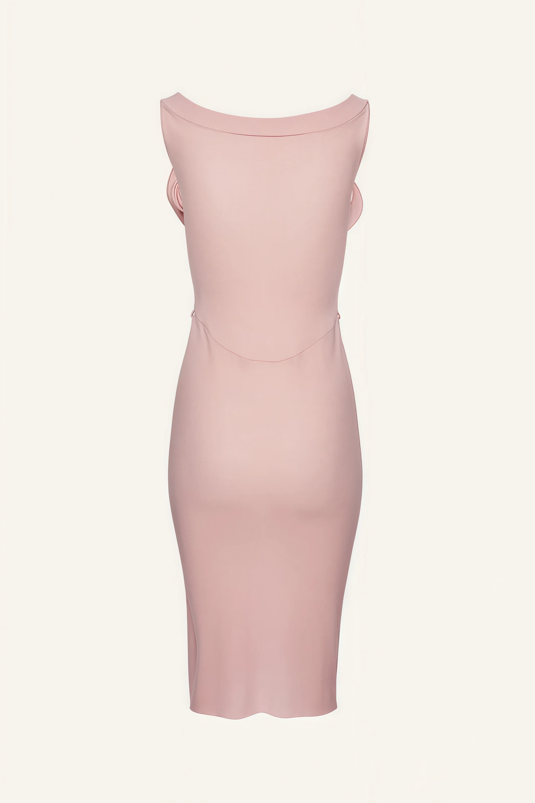Anhad Pink Flower Bustier Midi Dress