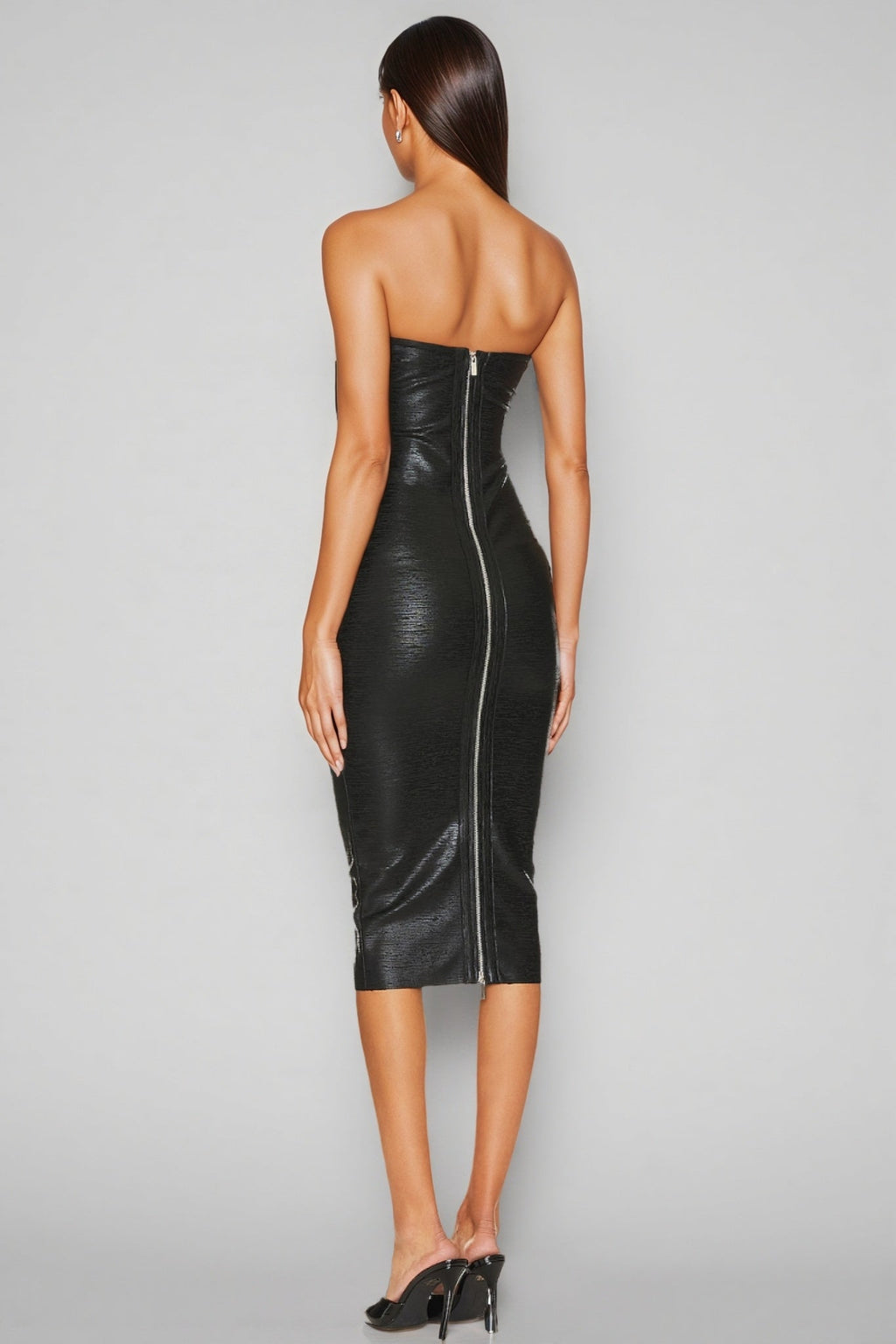 Benja Sheath Wrap Midi Dress