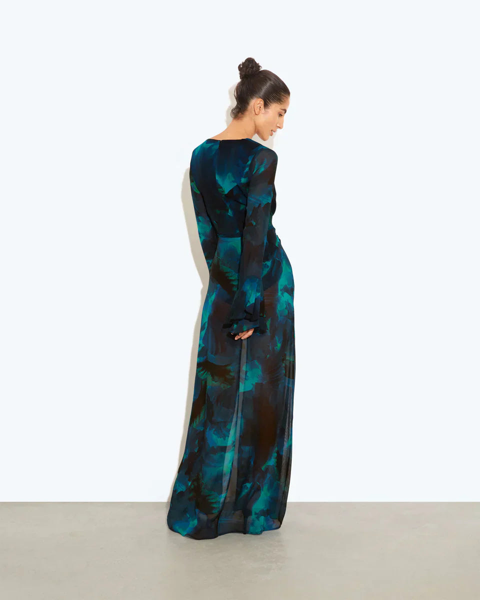 Bell Sleeve Maxi Dress