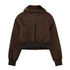 Reed Suede Crop Jacket