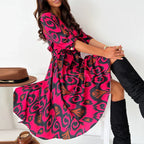 Caridad Relaxed and Timeless Summer Dress for Women Party Night Style