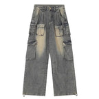 DressBetty - 2024 Retro Autumn Women's Multi-Pocket Design High Street Jeans
