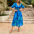 Karen Minimalist Midi Dress for Women Evening Wear Edit
