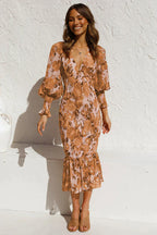 Rosario Minimalist High End Summer Dress Evening Wear Edit