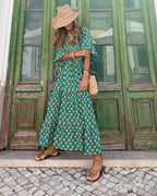Mercedes Effortless Bohemian Long Dress Elevated Occasion Wear