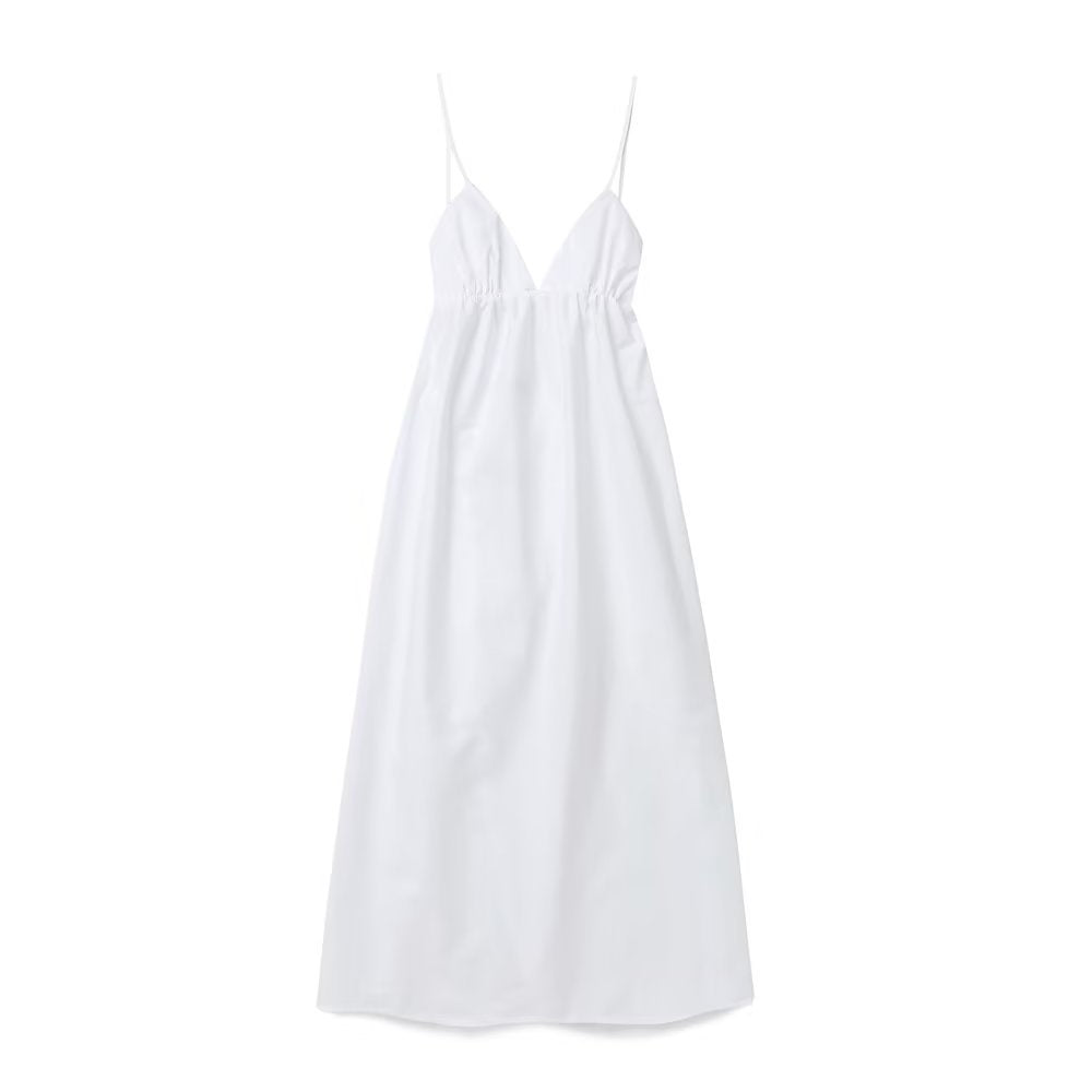 Hilda Timeless Maxi Dress with a V Neck Chic Silhouette Collection