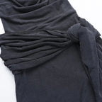Strapped Halter Neck Backless Long Dress