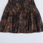 Pleated Long Sleeves Tulle Mini Dress