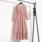 Erin Aesthetic Floral Long Dress for Summer Premium Wardrobe Essential