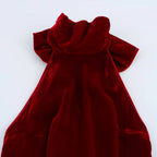 Solid Sleeveless Backless Bow Zipper Long Dress