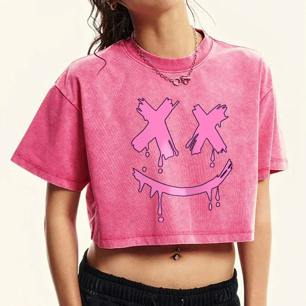Drooling Face Washed Retro Tshirt