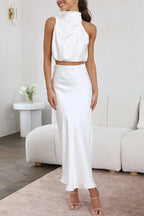 Rosario Minimalist Party Dress Elevated Occasion Wear