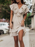 Rita Timeless Chic Dress with Ruffles Statement Occasion Edit