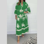 Katia Printed Dress For Vintage Inspired Dress with Premium Casual Styling