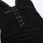 Deep V Halter Backless Maxi Party Dress Women