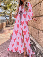 Fátima Elevated Printed Dress for the Beach Boutique Collection