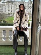 FLAFI LEOPARD FUR COAT
