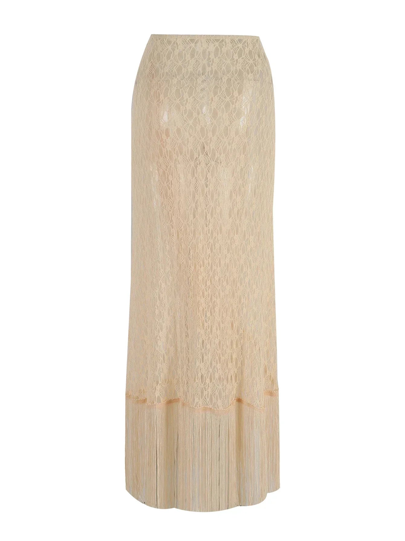 Deep V - Neck Tassel Long Party Dress