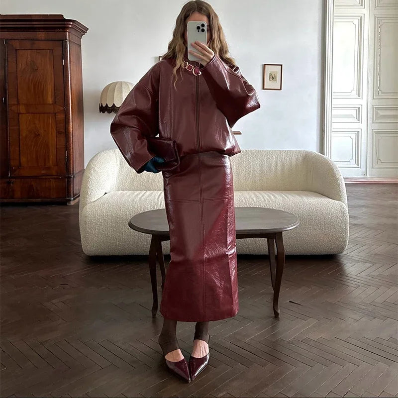 EMILI SKIRT & JACKET SET