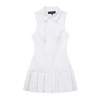 Women's Box Pleated Casual Short Dress