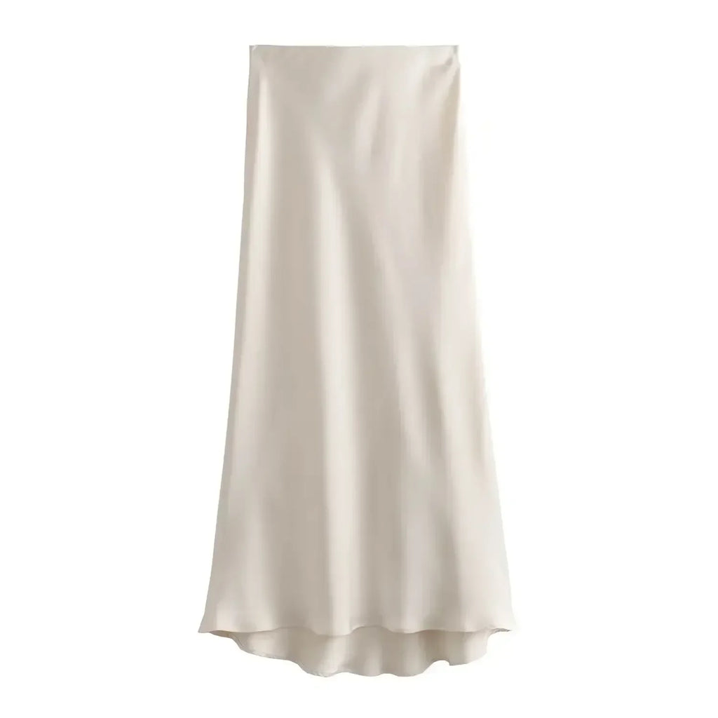 FLORIDA SATIN SKIRT