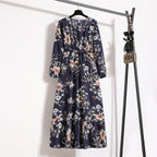 Erin Aesthetic Floral Long Dress for Summer Premium Wardrobe Essential