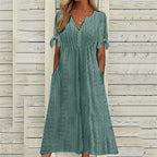 Jordina Classic and Elegant Dress for Women Office and Evening