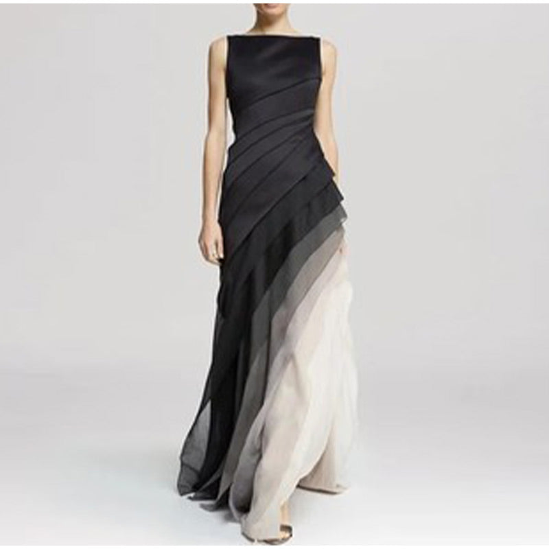 Miriam Aesthetic Sleeveless Dress Maxi Designer Edit