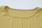 Ribbed Long Sleeve Maxi Dress