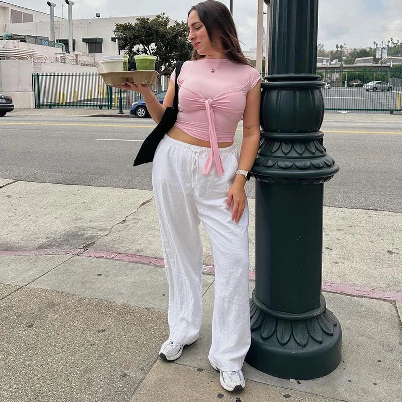 Corset ONeck Bodycon Crop Top
