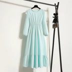 Erin Aesthetic Floral Long Dress for Summer Premium Wardrobe Essential