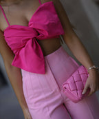 Chic Lady Crop Top Summer High Street Camis Tank Top Female Camisole
