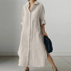 Clara Effortless Light Shirt Dress Statement Occasion Edit