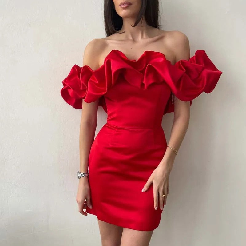 Irene Minimalist Cocktail Dress Evening Wear Edit