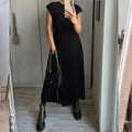 Araceli Premium Pleated Maxi Dress Statement Occasion Edit