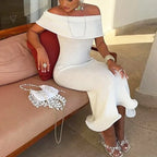 Ruffled Backless Midi Party Dress