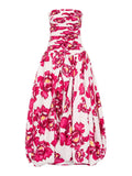 Strapless Sleeveless High Waist Temperament Long Dress