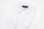 Women's Box Pleated Casual Short Dress