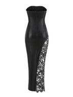 Women's Patchwork Evening Party Dress