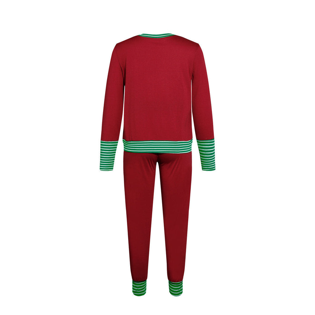 DressBetty - Merry Christmas Pajamas Set Casual Matching Set Full Sleeve Tops+Pants 2 Pieces