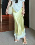 PELINA SATIN SKIRT