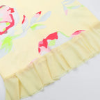 Printed Off - Shoulder Backless Party Dress for Women