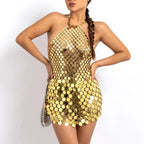 Belén Premium Dress with Shiny Sequins for Women Boutique Collection
