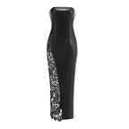 Women's Patchwork Evening Party Dress