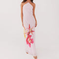 Halter Layered Party Floral Dress